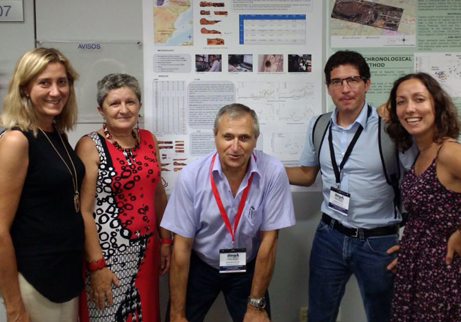  (D’esquerra a dreta): L. Soria, C. Mata, A. Pastor, G. Gallelo i M. Blasco (foto: equip d’investigació).